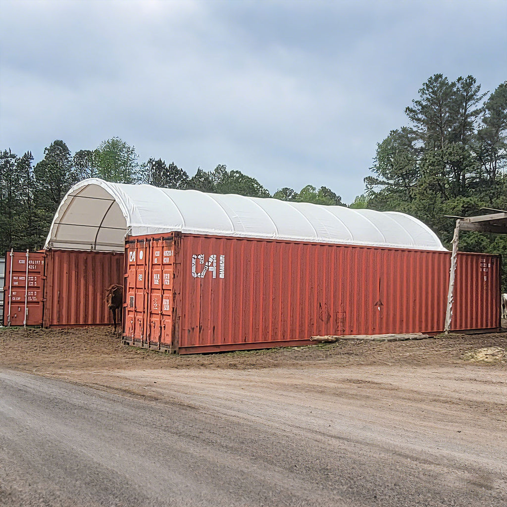 20'x40' Shipping Container Canopy Shelter
