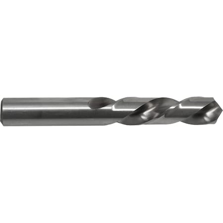 Screw Machine Drill Bit, #43 Size, 118  Degrees Point Angle, High Speed Steel, Bright Finish