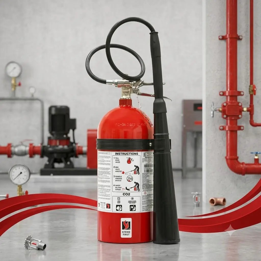 20 lb CO2 Fire Extinguisher with Wall Hook 10BC