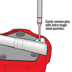 Accu-Punch™ Hammer with Brass & Steel Pin Punches