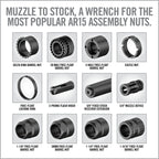 Master-Fit 13-Piece AR15 Crowfoot Wrench Set