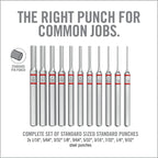 Accu-Punch 11-Piece Standard Pin Punch Set