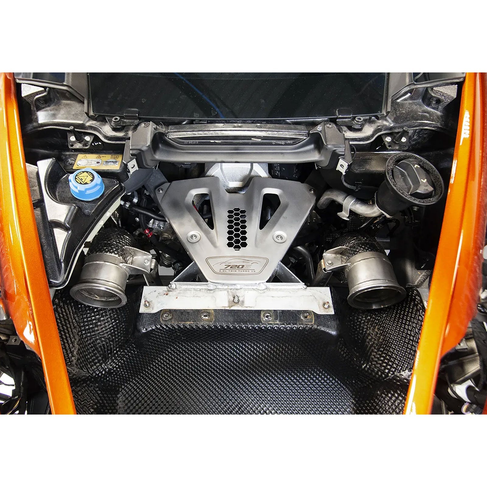 Catted Heat Shield Downpipes For McLaren 720s 4.0T