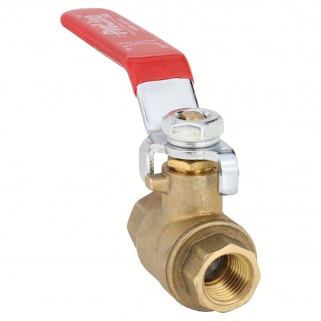 1/4" FNPT Brass Ball Valve Inline