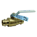 Manual 2-Way Ball Valve,Press,Brass