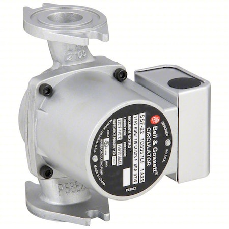 Circulating Pump,Flange,1/8hp,115VAC