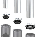 Yescom 20ft Banner Poles for Event, Grand Opening, Promo(Mount Included)