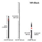 Yescom Telescoping Antenna Mast for Starlink Gen3 to V5, RV