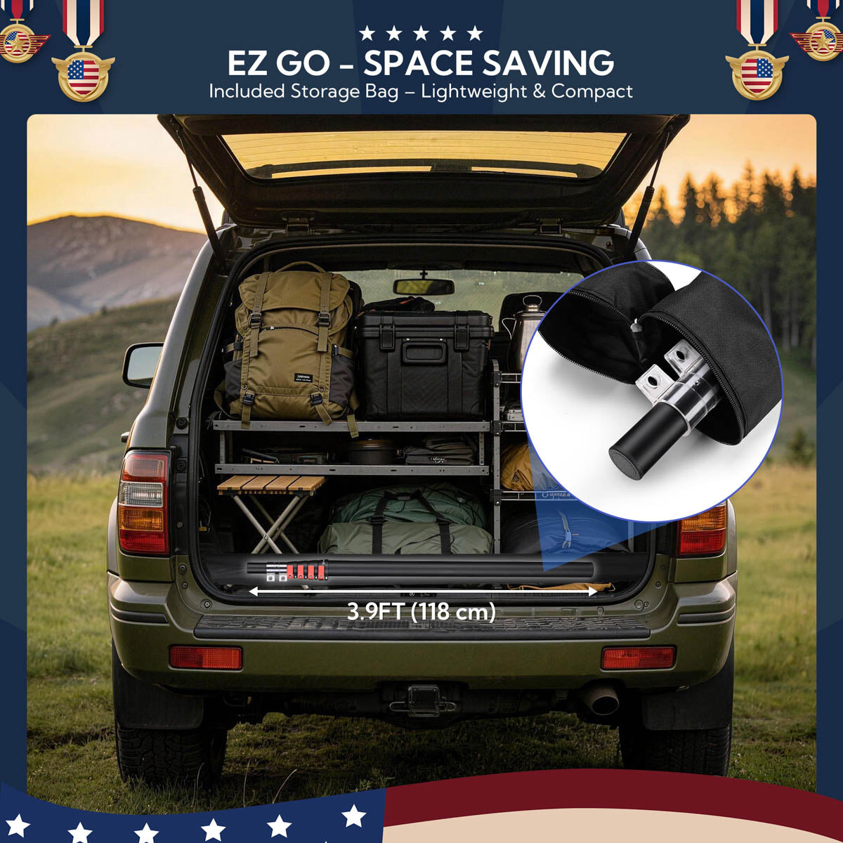 Yescom Telescopic Antenna Mast & Ladder Mount for Starlink Mini