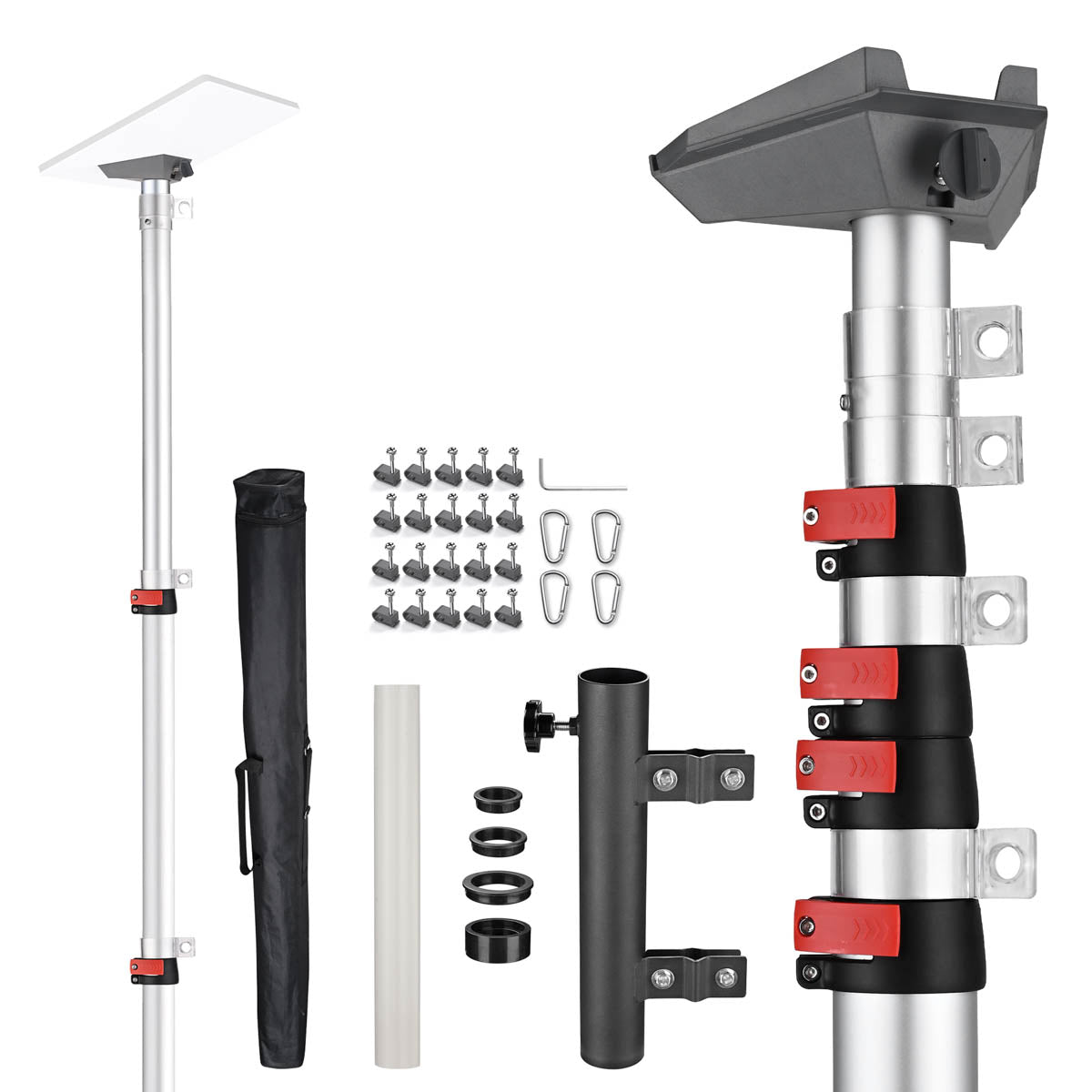 Yescom Telescopic Antenna Mast & Ladder Mount for Starlink Mini