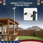Yescom Telescopic Antenna Mast & Ladder Mount for Starlink Mini