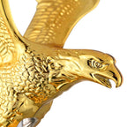 Yescom Bravery Flag Pole with Light & Regal Eagle 13Gauge(20ft,25ft,30ft Options)