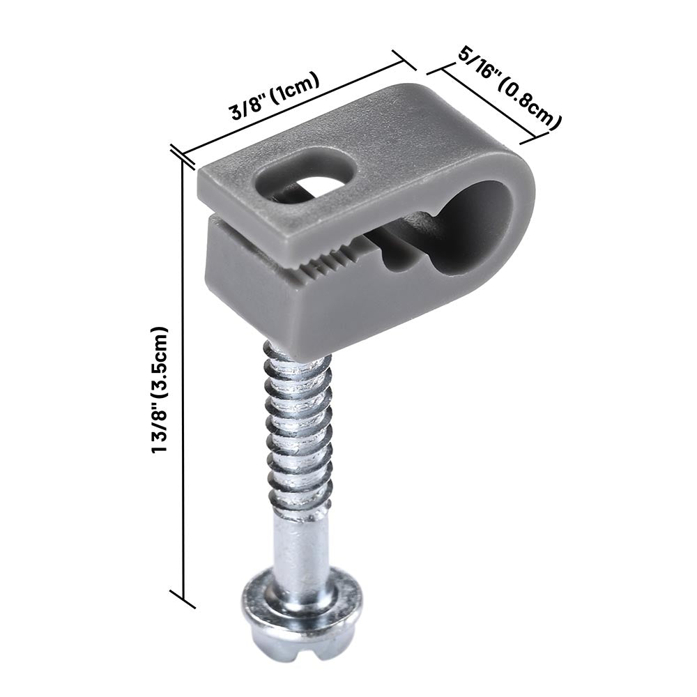Yescom Cable Clamps 1/4 inch for Starlink Cable 20Pcs