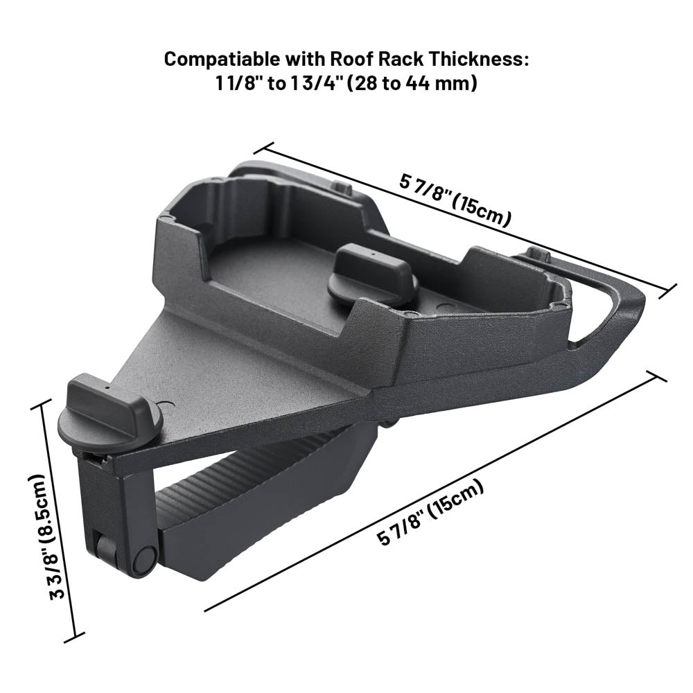 Yescom Starlink Mini Mount Vehicle Mount fit 1.1-1.7" Roof Rack