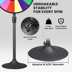 WinSpin 24" 14 Slot Floor Stand Color Clicker Dry Erase Prize Wheel