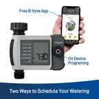 B-hyve XD Bluetooth 1-Outlet Hose Faucet Timer with B-hyve Flood Sensors 71103