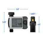 B-hyve XD Bluetooth 1-Outlet Hose Faucet Timer w/Hub 24516