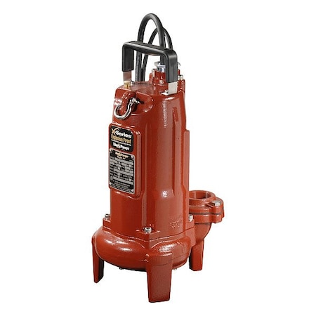 SewageEjectorPump,50ft,0.5hp,115VAC