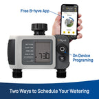 B-hyve XD Bluetooth 2-Outlet Hose Faucet Timer 24632