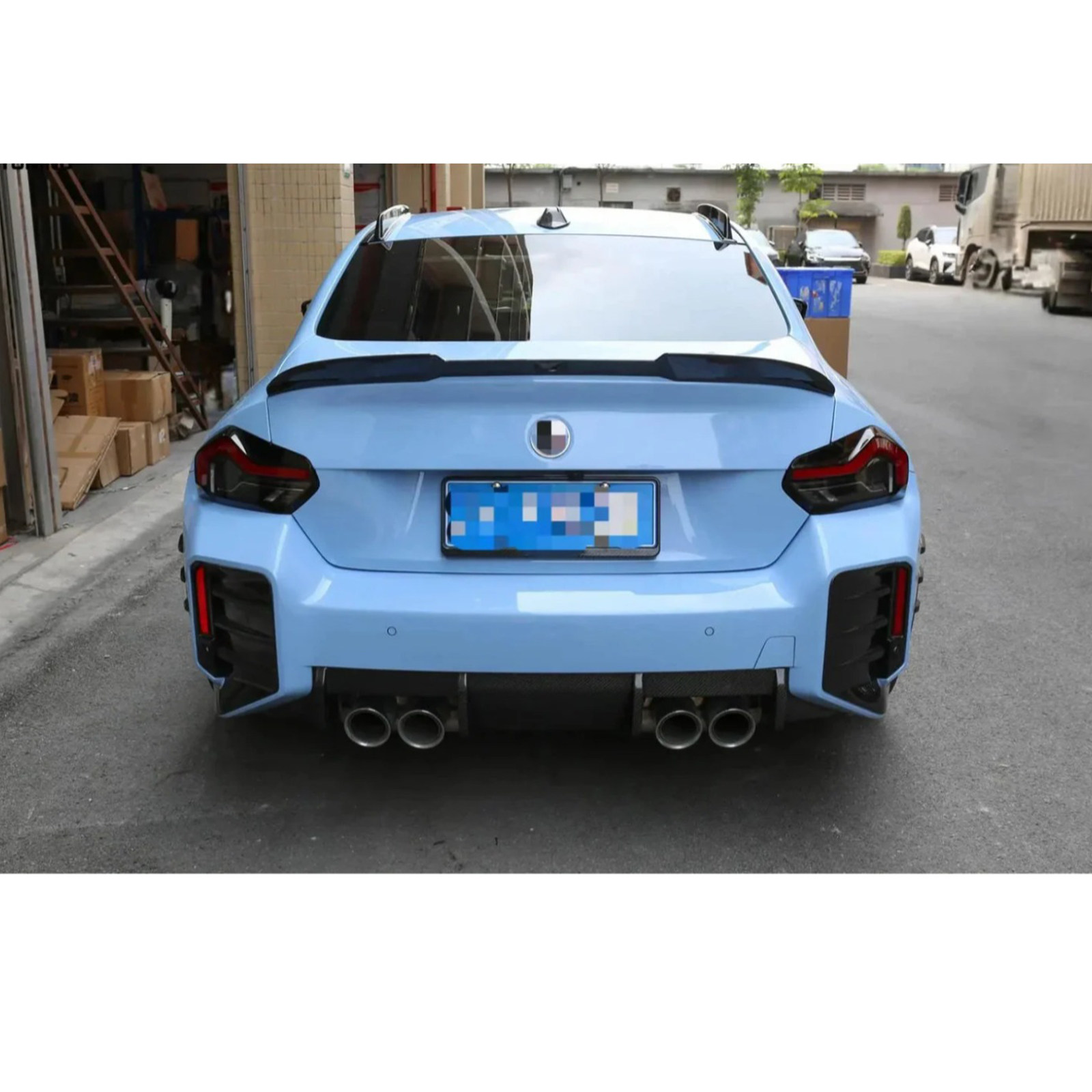 OD Style Dry Carbon Fiber Rear Spoiler V1 for BMW G87 M2