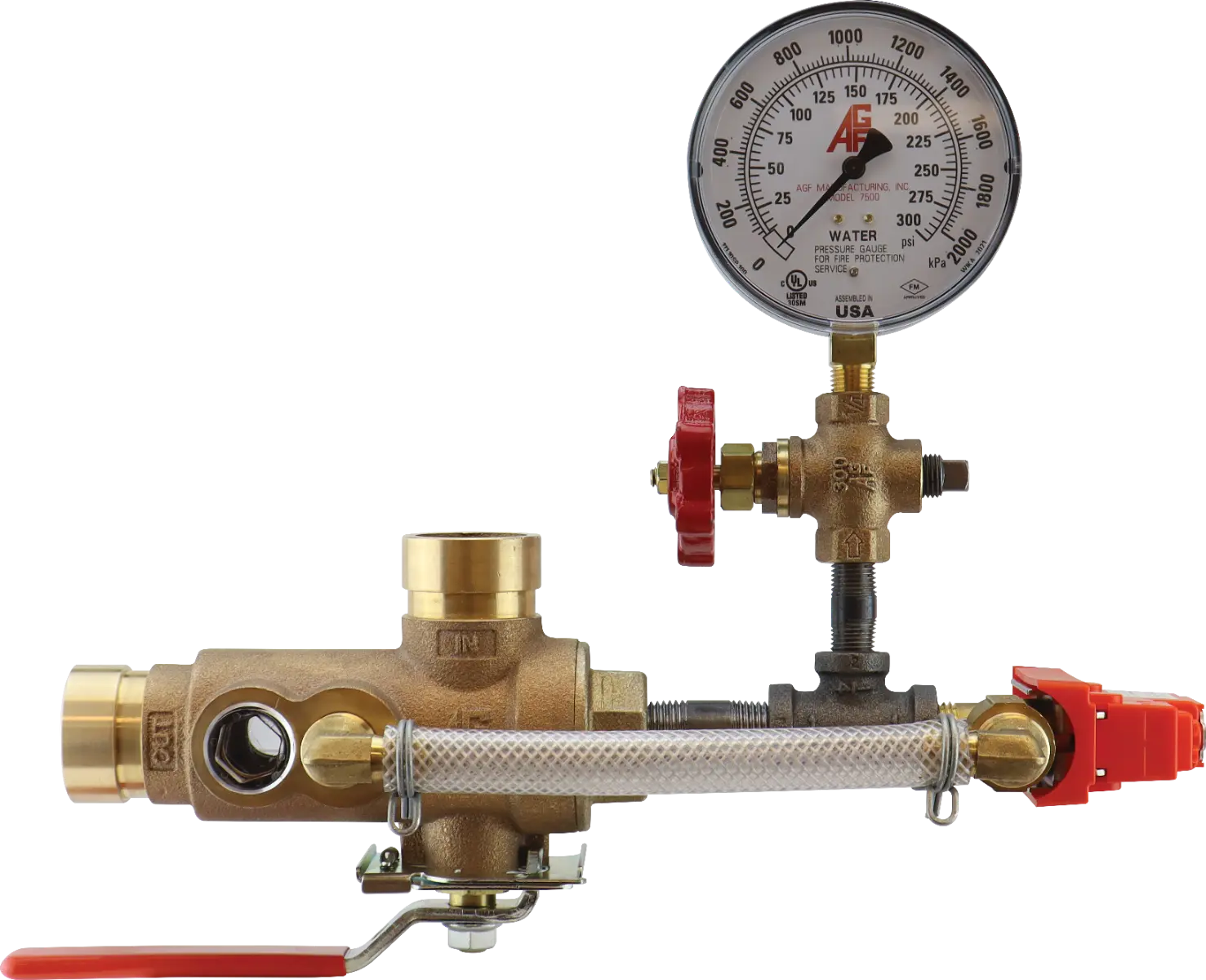 TESTanDRAIN 2511T Ball Valve for Fire Sprinkler System