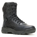 Men's All Leather Upper, Rubber Outsole, Plain Toe, Side Zipper, Black, 10 EW