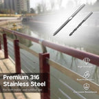 Yescom 1/8" Swage Lag Screws Left & Right T316 Stainless Steel 60ct.
