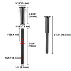 Yescom T316 Cable Railing Swage Tensioner for Level & Stair Posts 1/8"