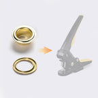 Yescom Copper Brass Grommet & Washer Eyelets(1/2", 3/8", 7/32" Options)
