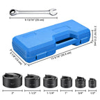 Yescom 6 Ton Manual Knockout Punch Kit 6 Piece Tool Kit