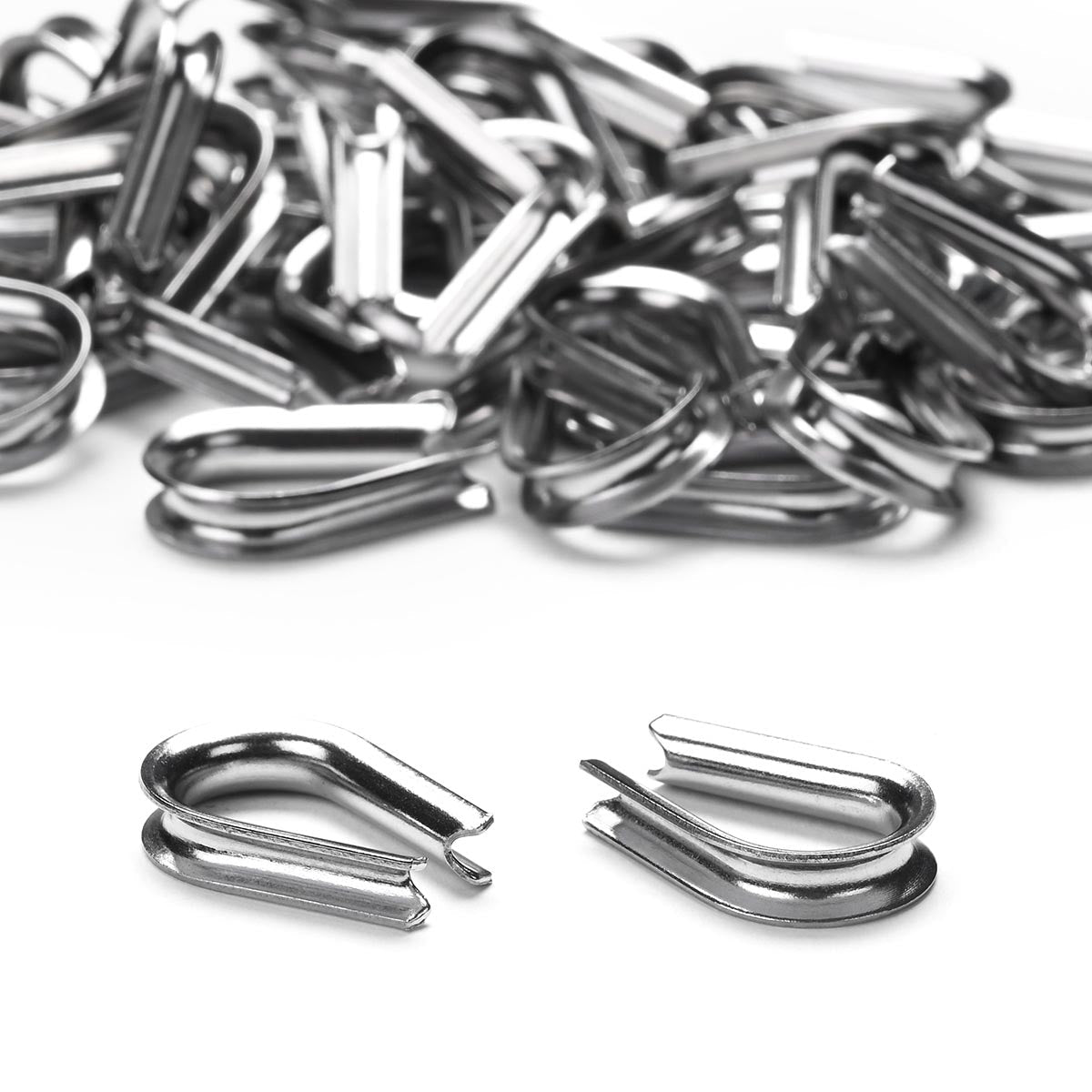 Yescom Stainless Steel Wire Cable Thimble 50ct/pk