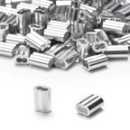 Yescom Wire Cable Aluminum Crimping Sleeve for 2-2.5mm 100ct.