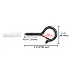 Yescom Q-Hanger Hooks with Safety Buckles 50ct. (+Wing Nut Driver)