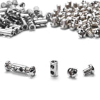 Yescom Double-hole Wire Cable Clips with M4 Screws for 1-2mm 60ct.
