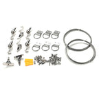 Yescom Nailless Picture Hanging Kit (2x 3m 304 1.5mm Cable & Adj. Hooks)