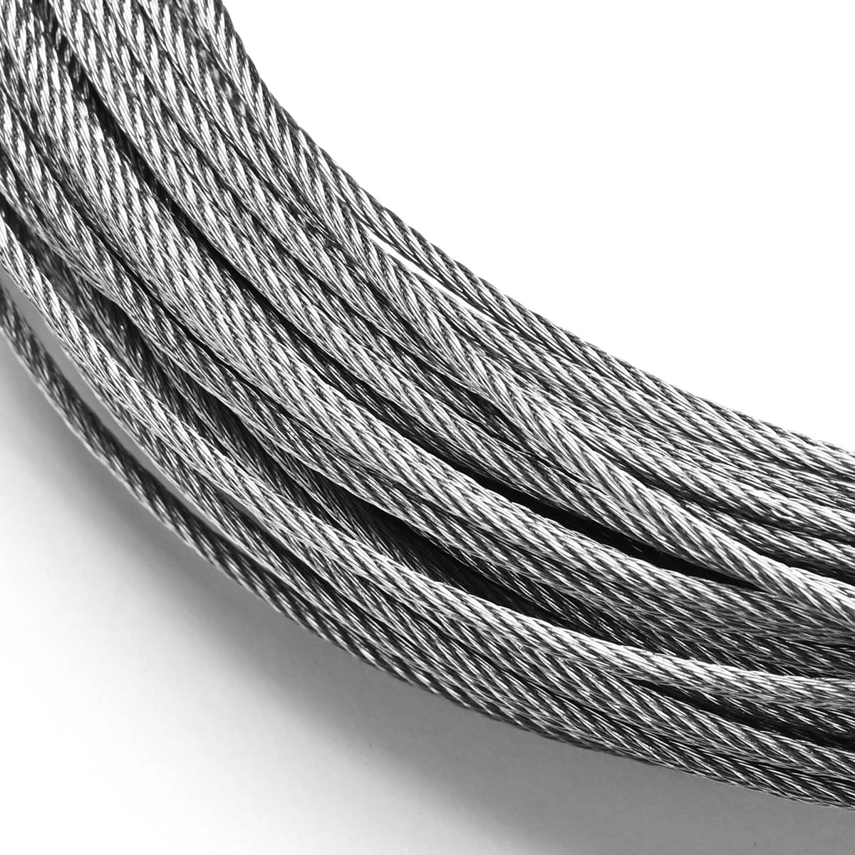 Yescom 1.5mm Wire Rope Type 304 Stainless Steel, 7x7, 1/16"x100'