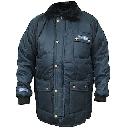 Men's Insulated Work Coat, Nylon, Navy, S