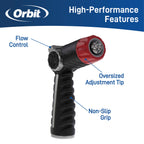 Pro Series Adjustable-Spray Metal Thumb Control Hose Nozzle | 28613