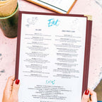 Yescom 30x Menu Covers Cafe Restaurant Red 8.5x14