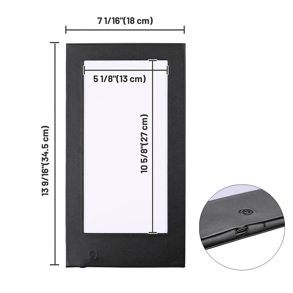 Yescom LED Menu Cover Backlit Menu Holder