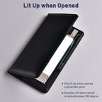 Yescom Personalized Check Presenters LED Menu Holder PU Leather 5x9in Set(5)