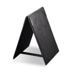 Yescom Table Tents Double Sided Cards Holder PU Leather