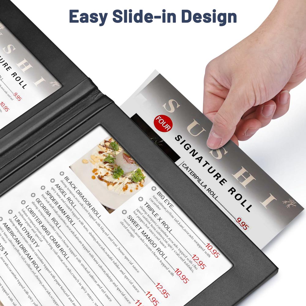 Yescom LED Menu Cover Backlit Menu Holder