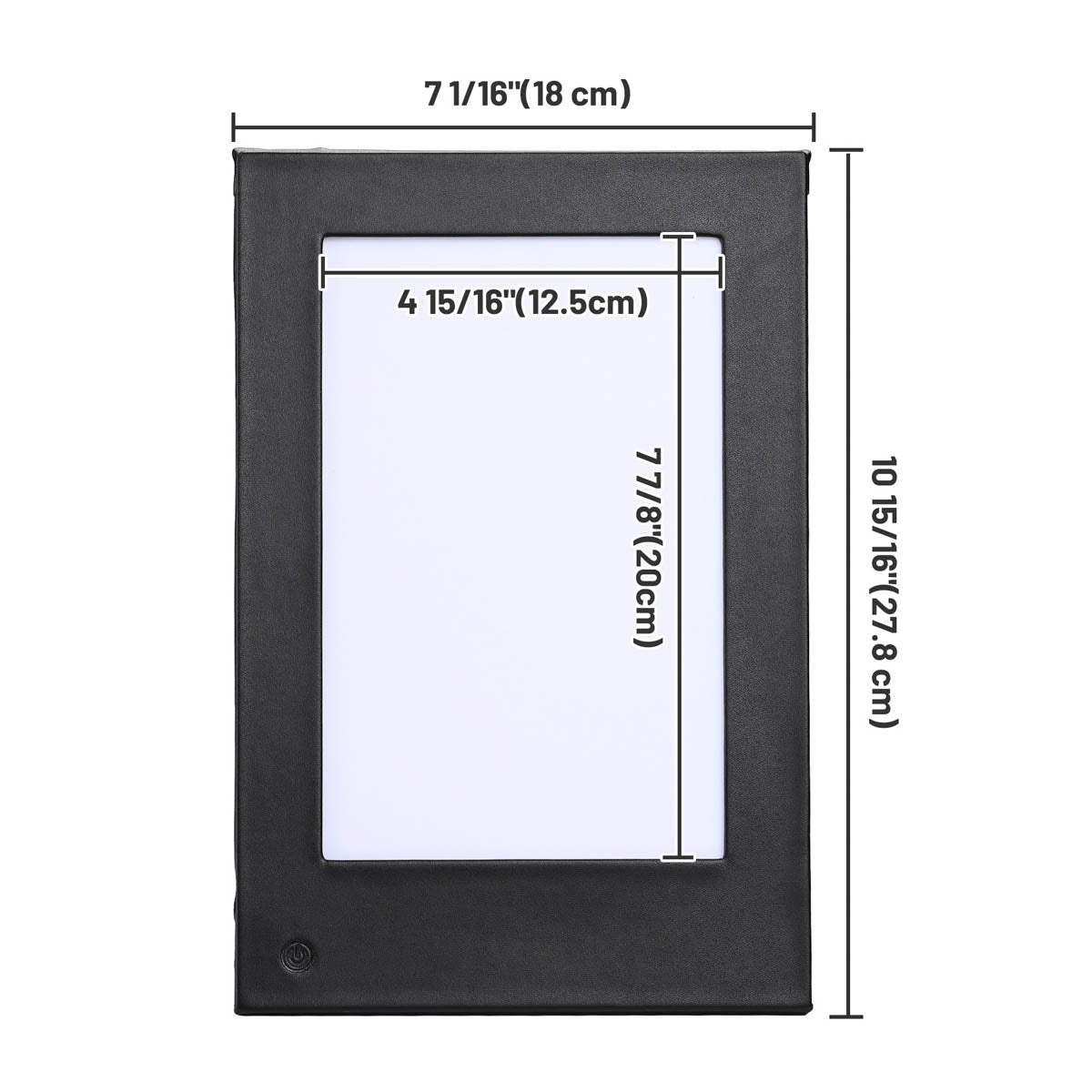 Yescom LED Backlit Table Tent Double Sided 5.5x8.5in Menu Stand