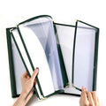 Yescom 30x Menu Covers Cafe Restaurant Green 8.5x14 & 4.25x14