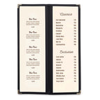 Yescom 30x Menu Covers Bistro Wine List Holder 4.25x14