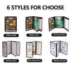 Yescom 8.5x11 Menu Covers Cafe Restaurant Black