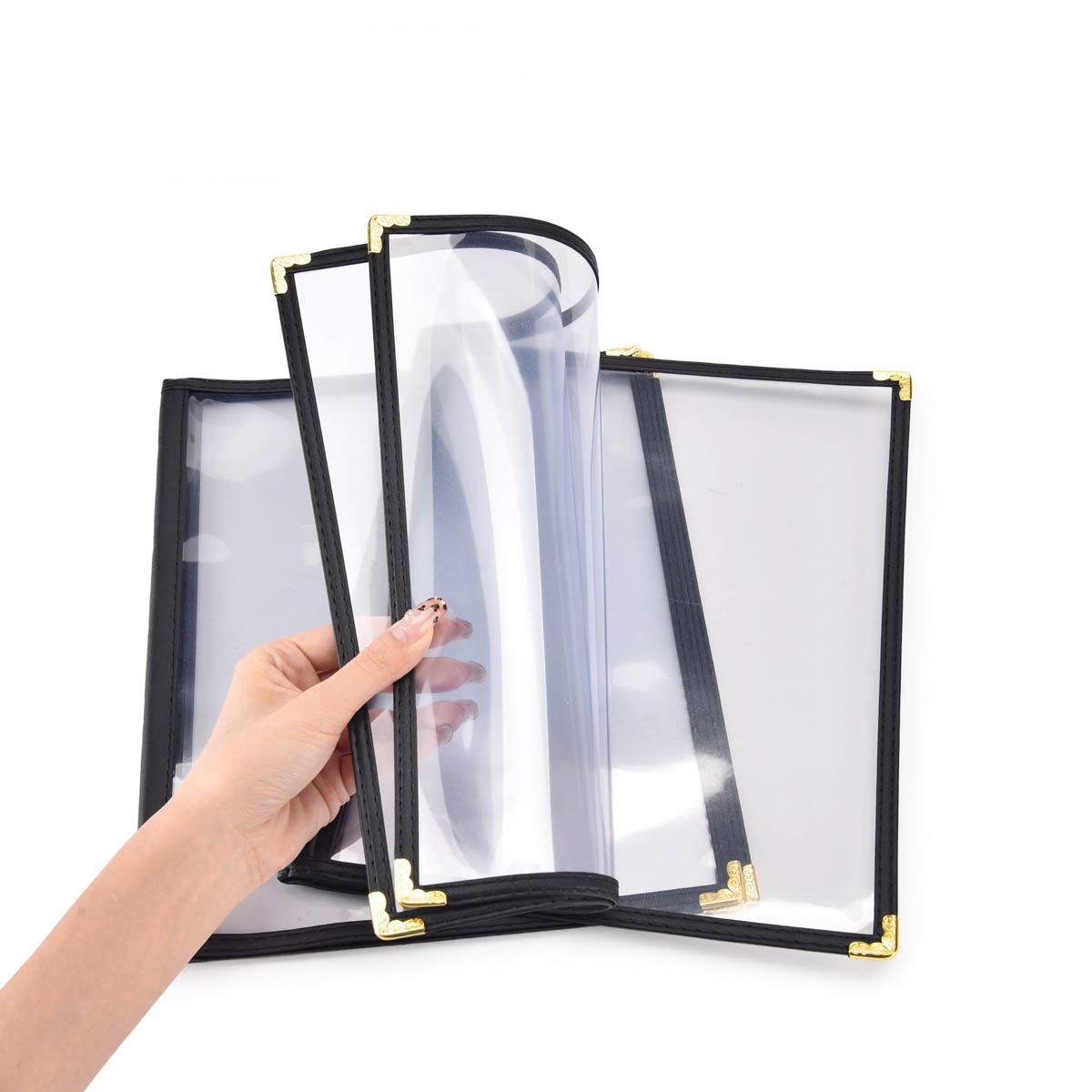 Yescom 8.5x11 Menu Covers Cafe Restaurant Black