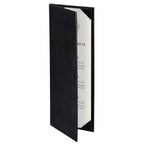 Yescom 4.25x14 PU Leather Bar Wine Menu Covers Set(5)