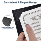 Yescom 4.25x14 PU Leather Bar Wine Menu Covers Set(5)